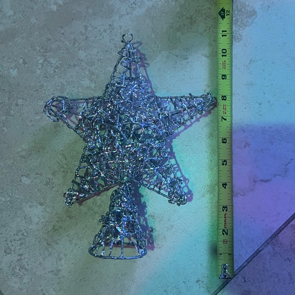 Silver Star Tree Topper - Picture 3 of 4